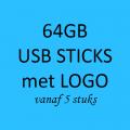 64GB USB STICKS MET LOGO