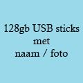 128GB usb sticks met naam