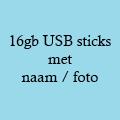 16GB usb sticks met naam