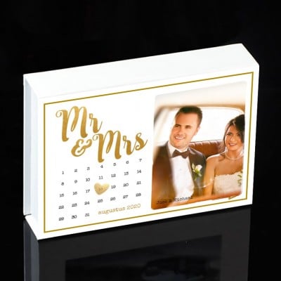 Gepersonaliseerde luxe geschenkdoos met naam voor speciale momenten