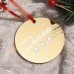 Plexiglas Kerstbal in Goud met Foto en Luxe Afwerking