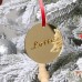 Plexiglas Kerstbal in Goud met Foto en Luxe Afwerking