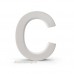 Plexiglas 3D letter C