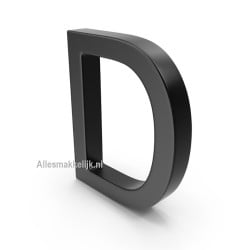 3D letters D plexiglas / kunststof 