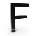 Plexiglas 3D letter F