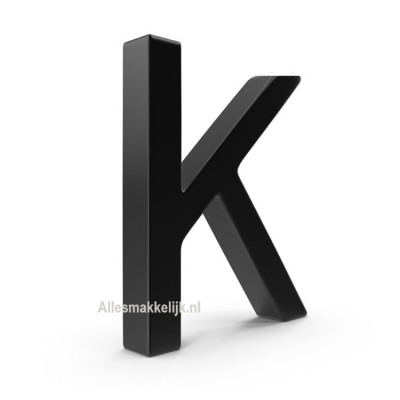 Plexiglas 3D letter K