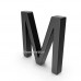 Plexiglas 3D letter M