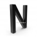 Plexiglas 3D letter N