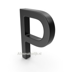 3D letters P plexiglas / kunststof 