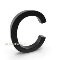3D letters C plexiglas / kunststof 