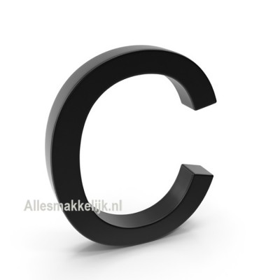 Plexiglas 3D letter C