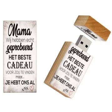 Leuk moederdag cadeau usb stick - model 1034