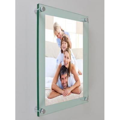 Plexiglas met foto 30 X 42 cm staand ophang model