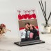 Valentijnsdag cadeau Plexiglas fotostandaard met foto