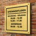 12x12cm goudkleur metalen tekstbord zelf ontwerpen