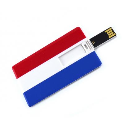 Creditcard usb stick Nederlandse vlag 16GB