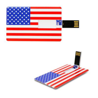 Creditcard usb stick Amerikaanse vlag 8GB