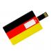 Creditcard usb stick Duitsland vlag 32GB