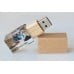 Glas hout usb stick 3D bedrukken vanaf 1 stuk