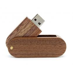 Hout Twister walnoot USB stick 64gb