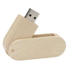 Hout Twister USB stick. 32GB